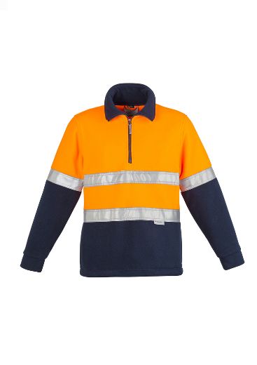 Picture of Mens Hi Vis Fleece Jumper - Hoop Taped