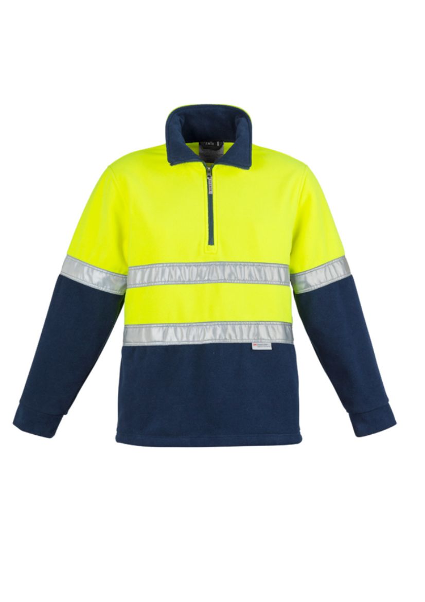 Picture of Mens Hi Vis Fleece Jumper - Hoop Taped