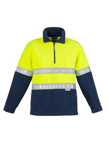 Picture of Mens Hi Vis Fleece Jumper - Hoop Taped