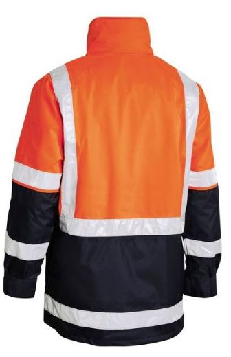 Picture of Taped Hi Vis 5 In 1 Rain Jacket