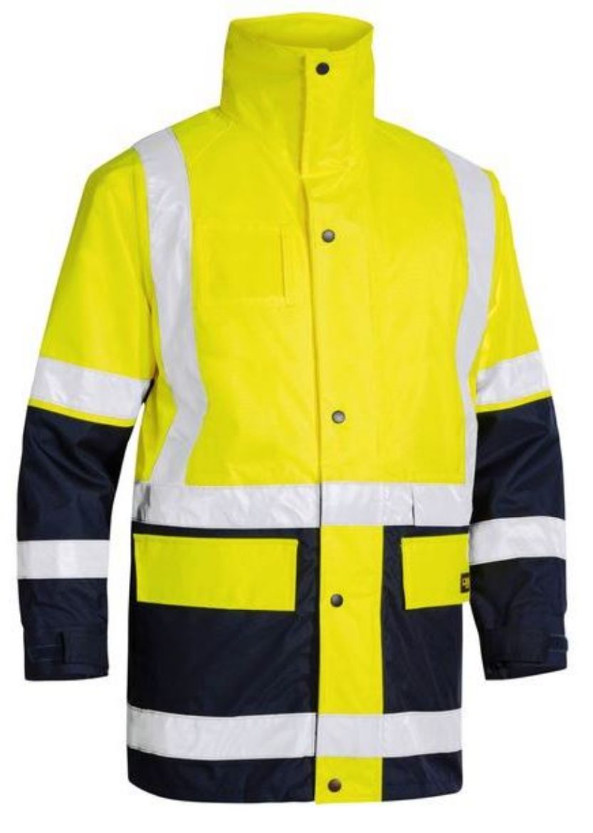 Picture of Taped Hi Vis 5 In 1 Rain Jacket