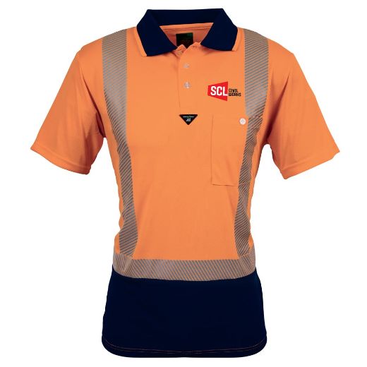 Picture of Hi Vis Inset Polo Day/Night