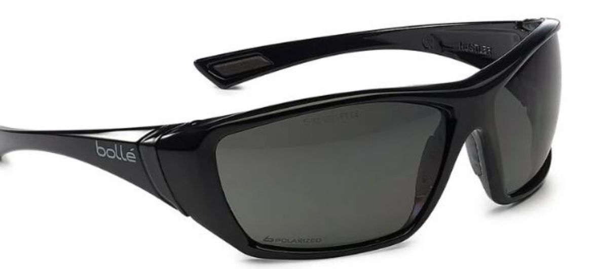 Picture of HUSTLER Gloss Black Frame Smoke Polarised Lens