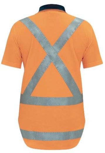 Picture of Polo TTMC-W17 X-Tape Cotton Back Polo - Orange