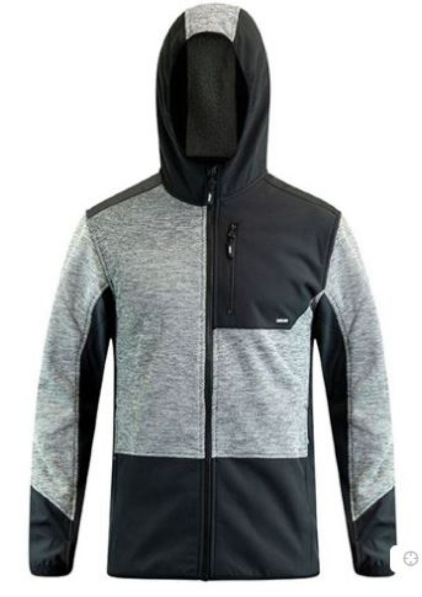 Picture of Hooded Sweatshirt with Soft Shell Contrast Colour