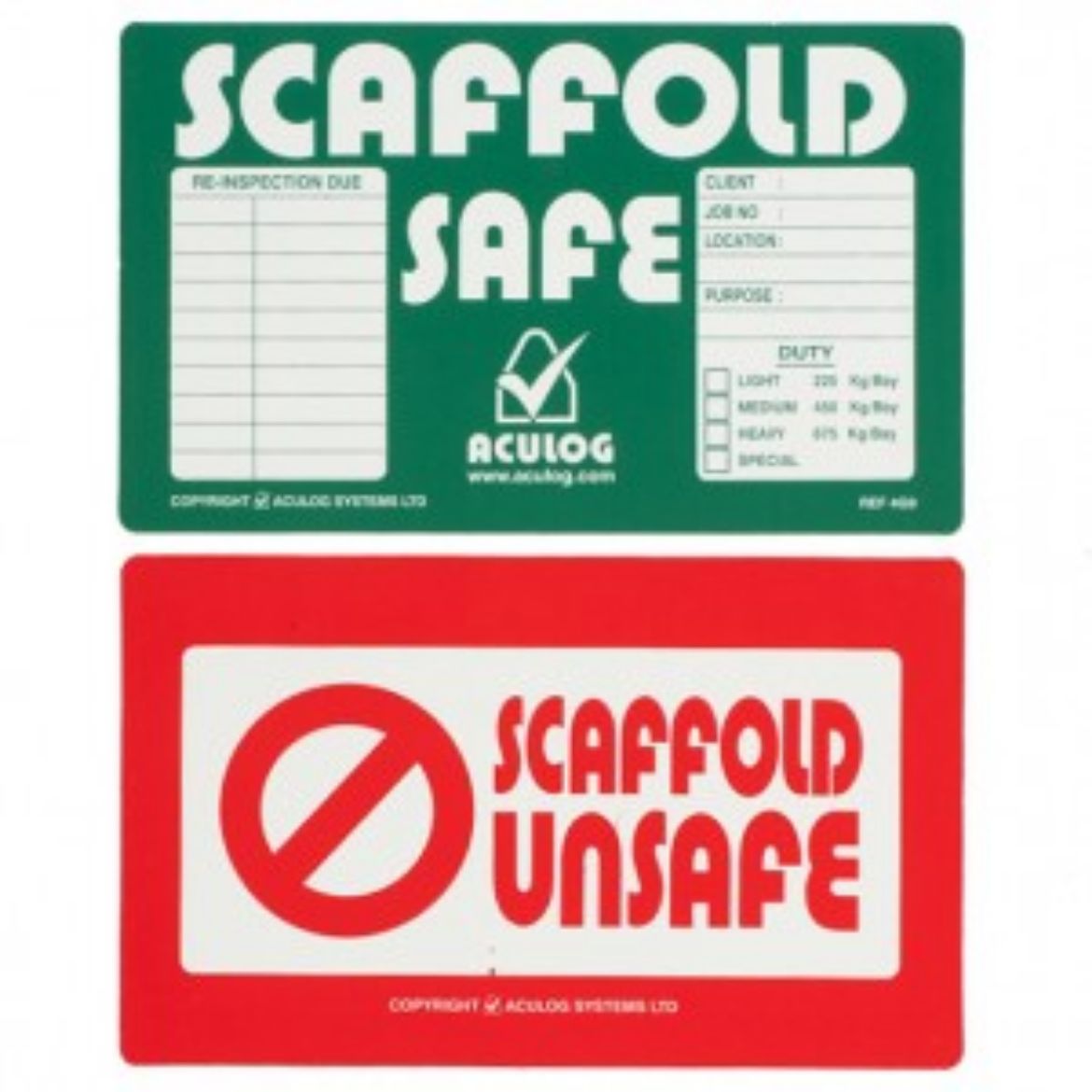 Picture of Scaffold Safe - (Green & Red)