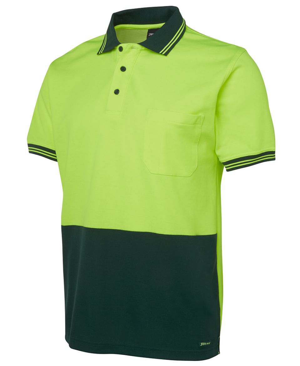 Picture of JB's Hi Vis S/S Cotton Back Polo
