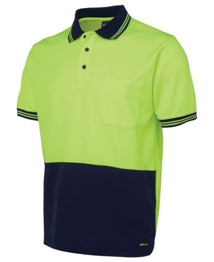 Picture of JB's Hi Vis S/S Cotton Back Polo