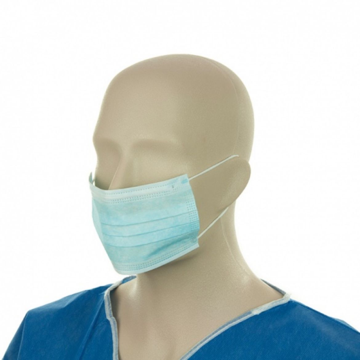 Picture of Bastion Surgical Face Mask - Blue - Earloops