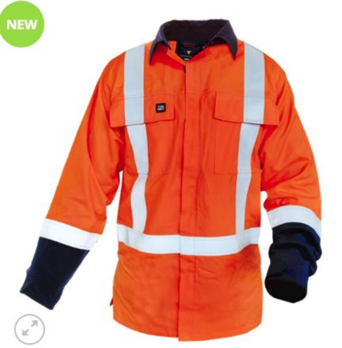 Picture of FR 11cal TTMC Jacket 240gsm - Orange/Navy