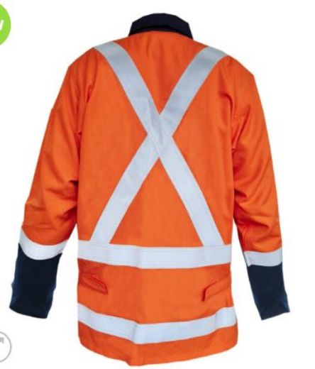 Picture of FR 11cal TTMC Jacket 240gsm - Orange/Navy