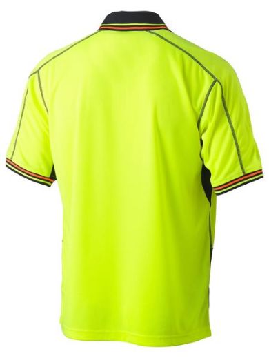Picture of Hi Vis Polyester Mesh Polo Short Sleeve
