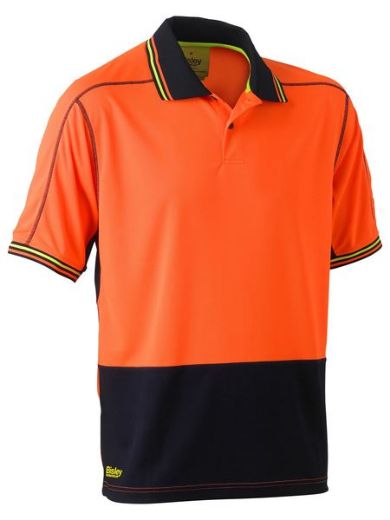 Picture of Hi Vis Polyester Mesh Polo Short Sleeve