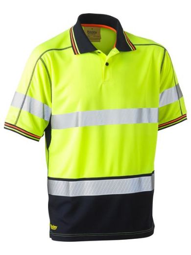 Picture of Taped Hi Vis Polyester Mesh Polo Short Sleeve