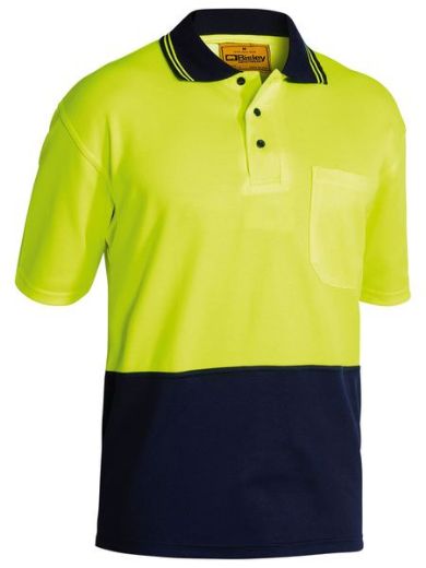 Picture of Hi Vis Polo Shirt Short Sleeve - Cotton Backed