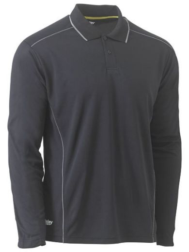 Picture of Cool Mesh Polo Shirt Long Sleeve
