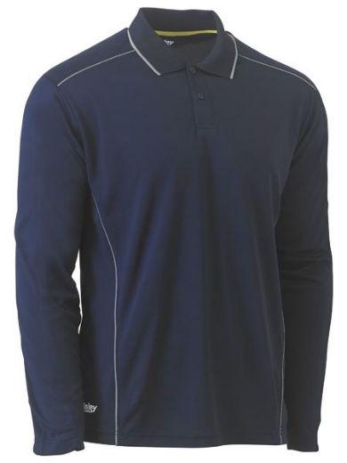 Picture of Cool Mesh Polo Shirt Long Sleeve