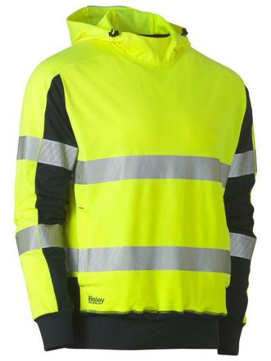 Picture of Taped Hi Vis Stretchy Fleece Hoodie
