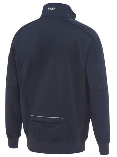 Picture of 1/4 Zip Work Fleece Pullover with Sherpa Lining