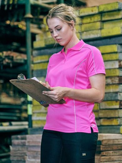 Picture of Womens Cool Mesh Polo Shirt