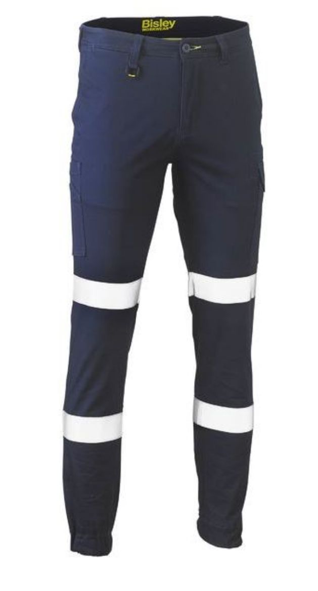 Picture of Taped Biomotion Stretch Cotton Drill Cargo Pants