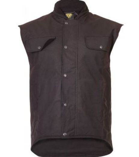 Picture of Caution Sleeveless Oilskin Vest