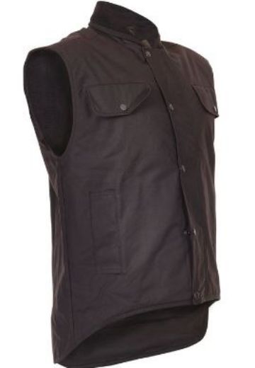 Picture of Caution Sleeveless Oilskin Vest