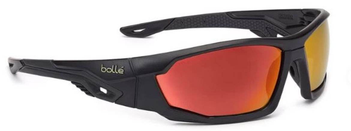 Picture of MERCURO Grey / Black Temples Red Flash Polarised Lens