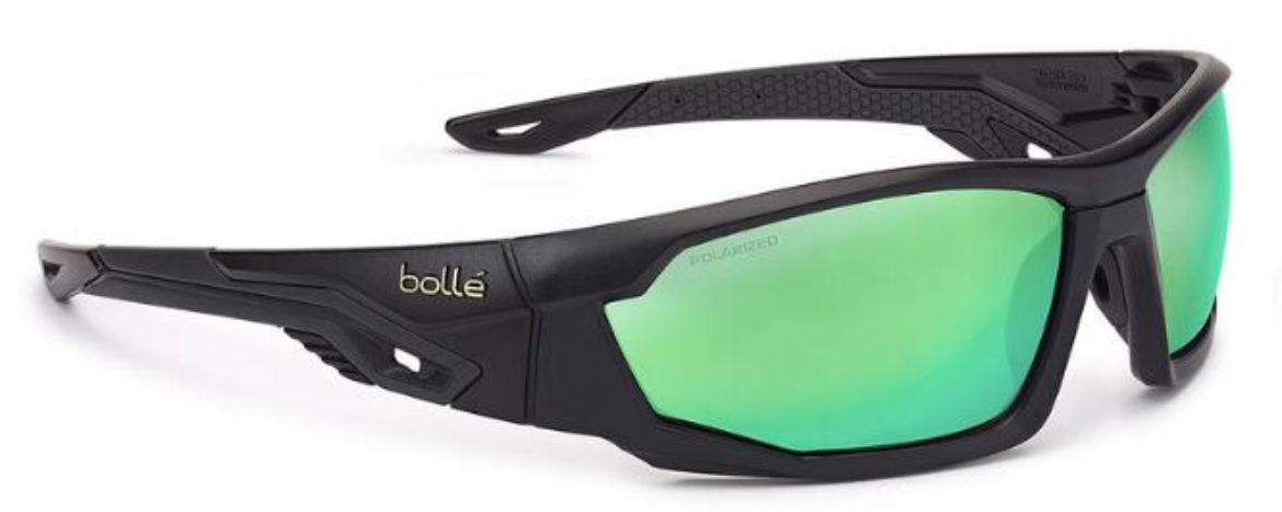 Picture of MERCURO Grey / Black Temples Green Flash Polarised Lens