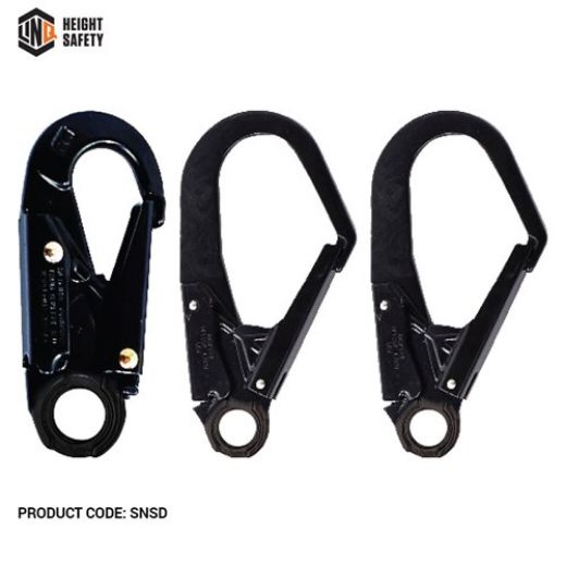 Picture of Shock Absorbing Webbing Lanyard Elasticated Double Leg with Scaff Hook