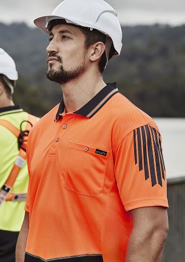 Picture of Mens Hi Vis Flux S/S Polo