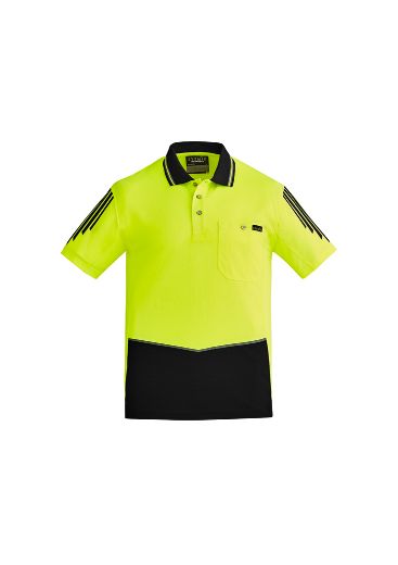 Picture of Mens Hi Vis Flux S/S Polo