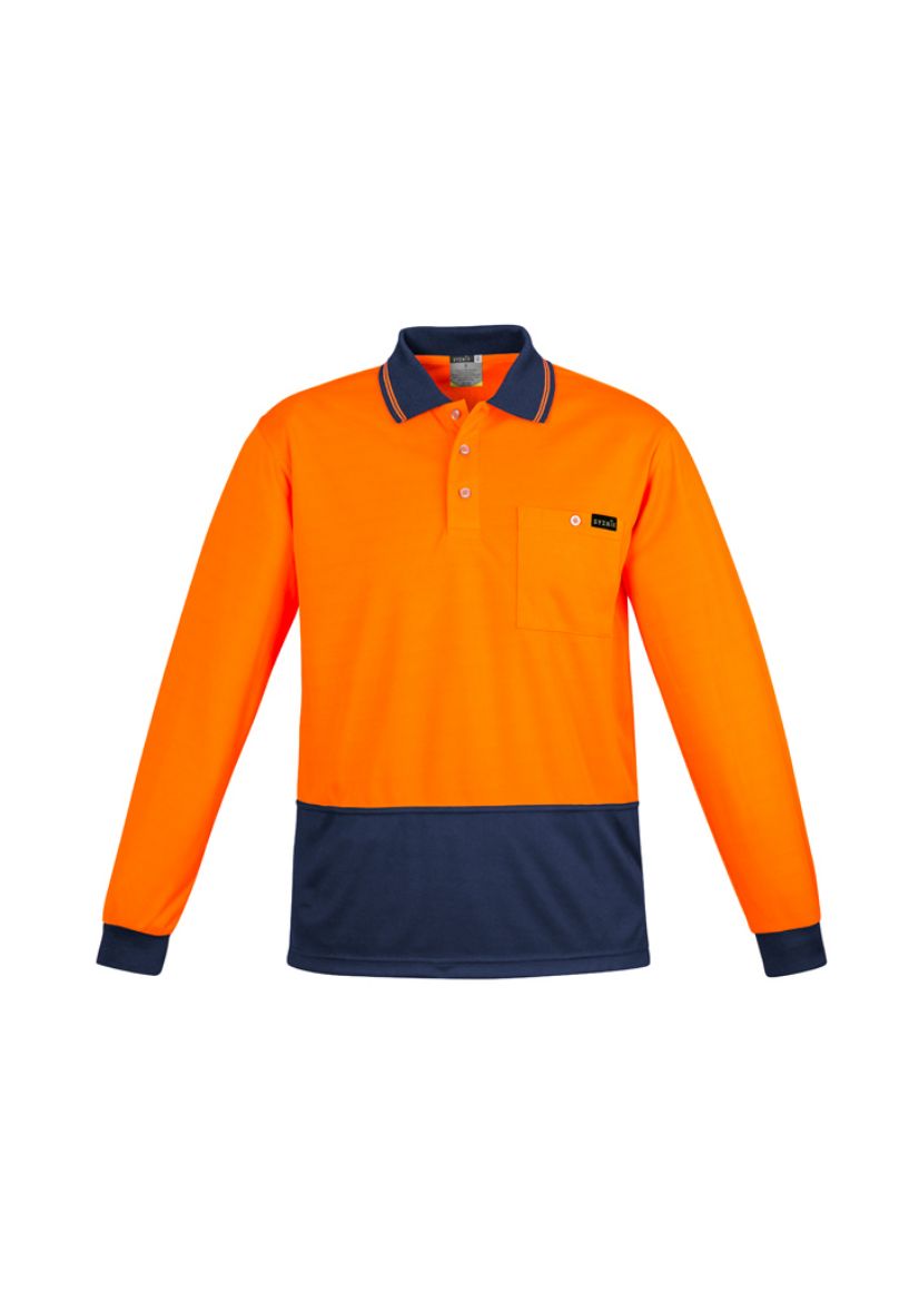 Picture of Mens Comfort Back L/S Polo