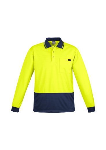 Picture of Mens Comfort Back L/S Polo
