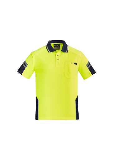 Picture of Mens Reinforced Hi Vis Squad S/S Polo
