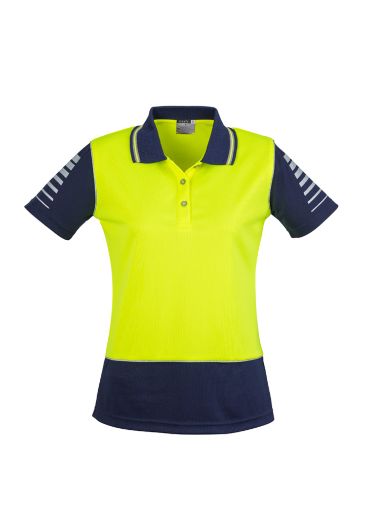 Picture of Womens Hi Vis Zone Polo