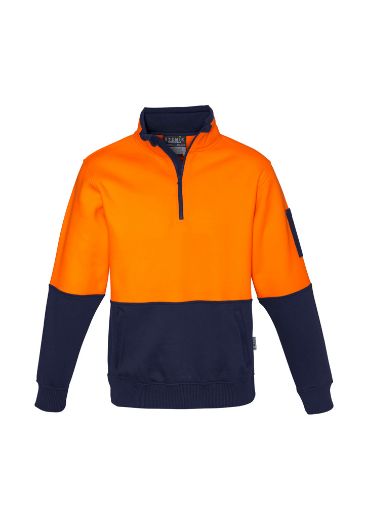 Picture of Unisex Hi Vis Half Zip Pullover