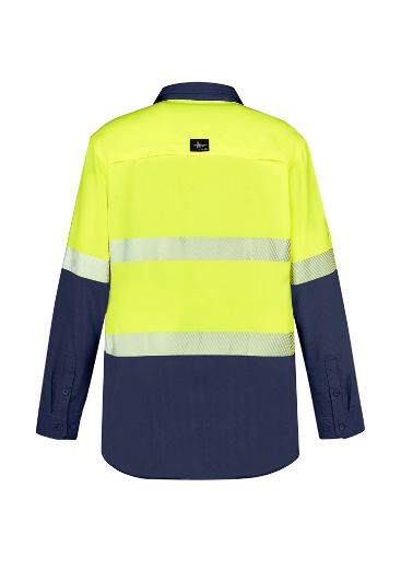 Picture of Mens Hi Vis Outdoor Segmented Tape L/S Shirt