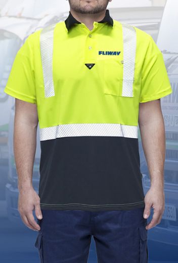 Picture of Hi Vis Inset Polo Day/Night