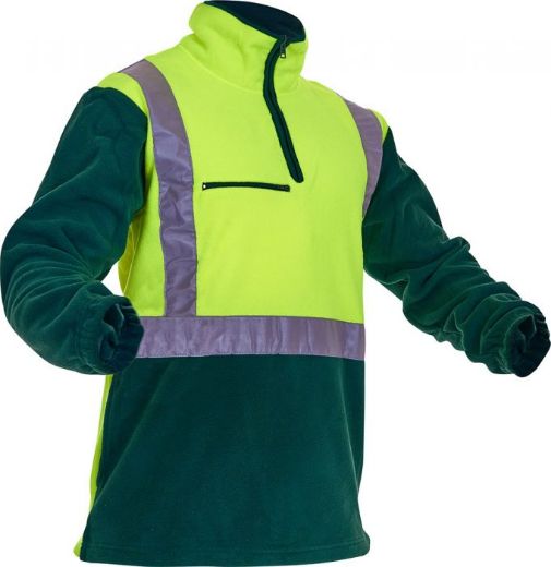 Picture of Hi Vis D/N Polar Fleece 1/2 Zip Tunic - 380Gm