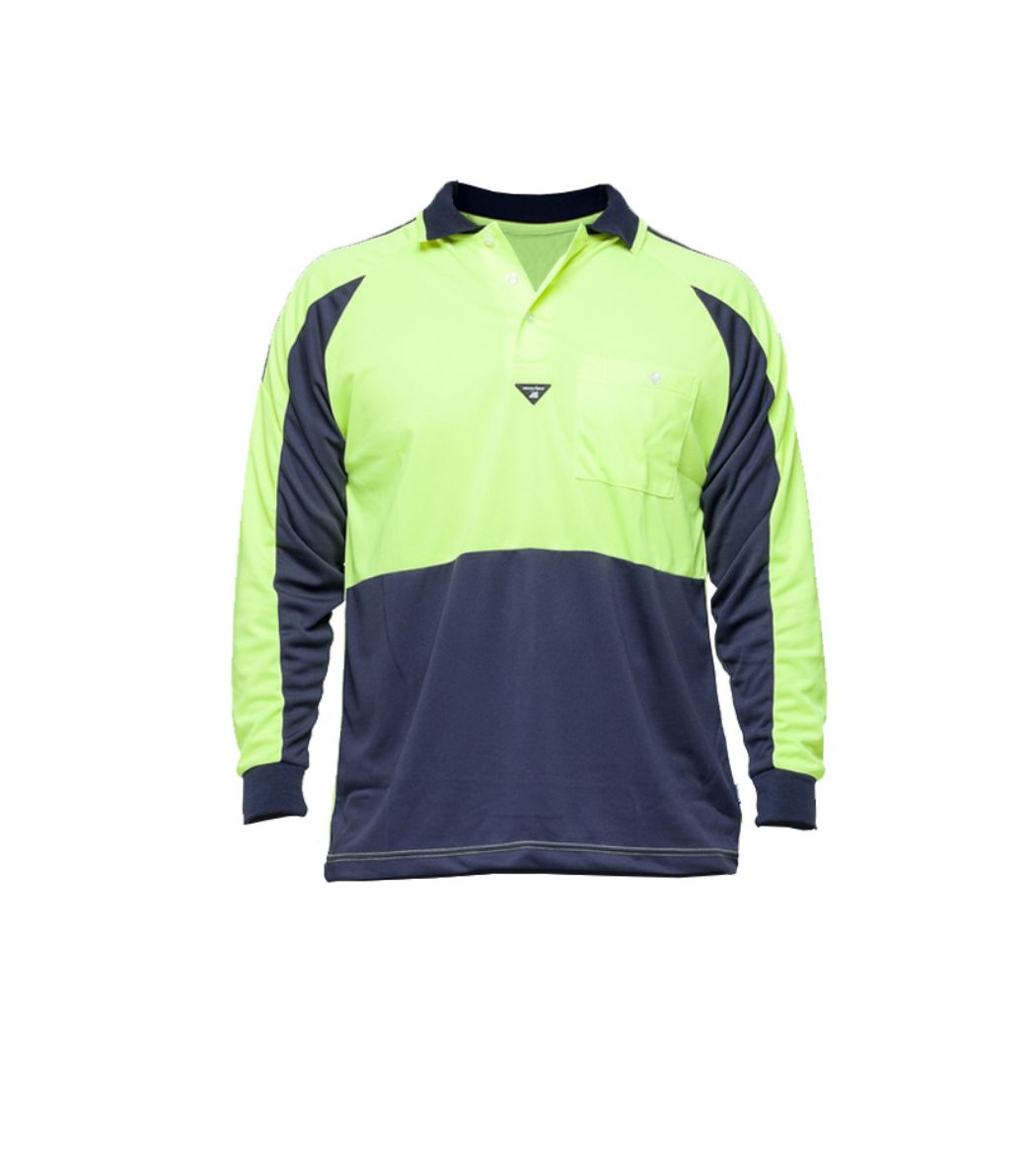 Picture of Hi Vis Long Sleeve PRP Polo