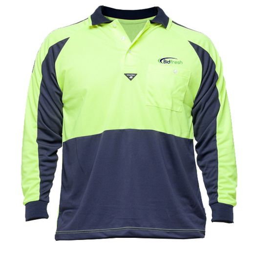 Picture of Hi Vis Long Sleeve PRP Polo