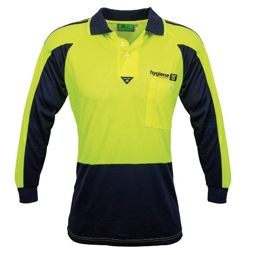 Picture of Hi Vis Long Sleeve PRP Polo