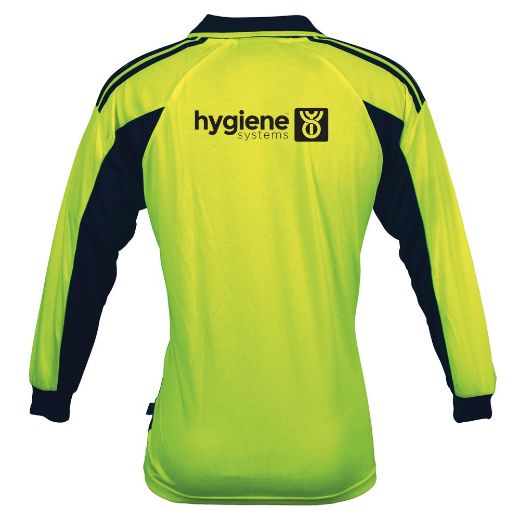 Picture of Hi Vis Long Sleeve PRP Polo