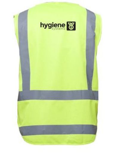 Picture of Hi Vis D/N Zip Vest - Yellow