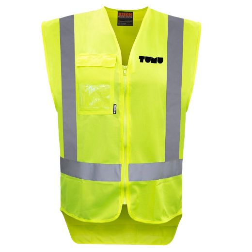 Picture of Hi Vis D/N Zip Vest - Yellow