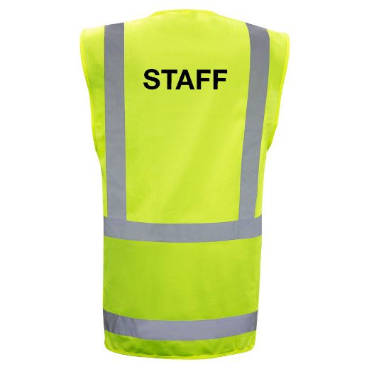 Picture of Hi Vis D/N Zip Vest - Yellow