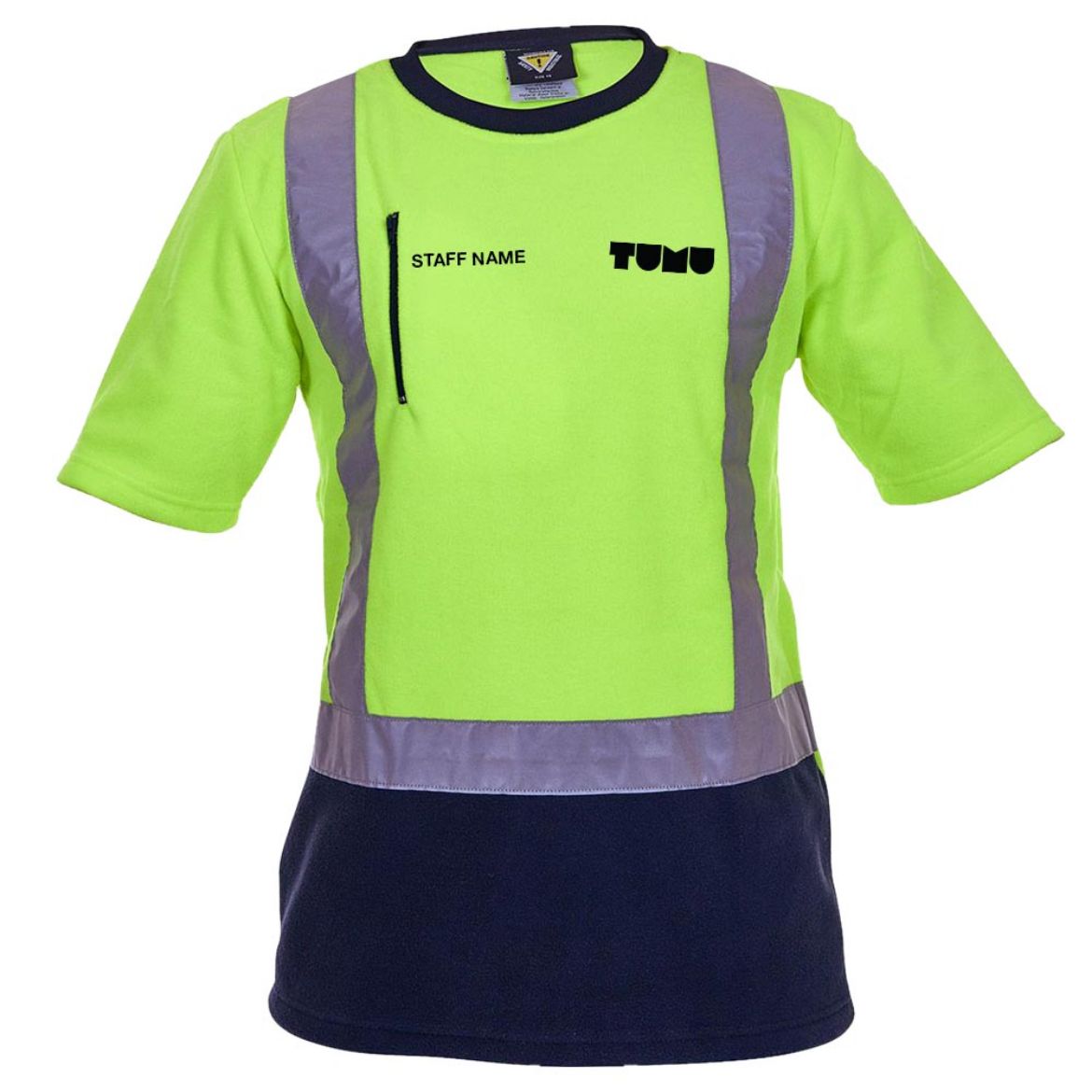 Picture of Caution D/N Taped Polar Fleece T-Shirt