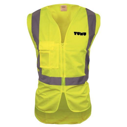 Picture of Hi Vis Zip Front Day/Night Over Vest