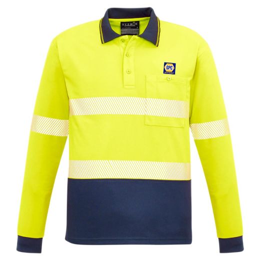 Picture of Hi Vis Segmented L/S Polo